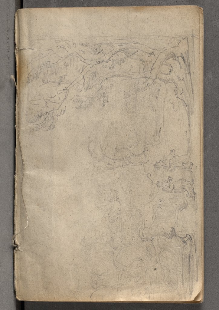 Skizzenbuch, Friedrich Metz;   attributed