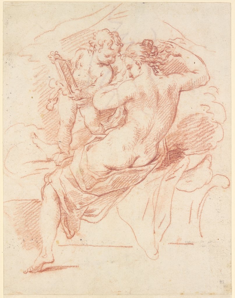 Toilette der Venus, Amor als Spiegelhalter, Francesco Bartolozzi