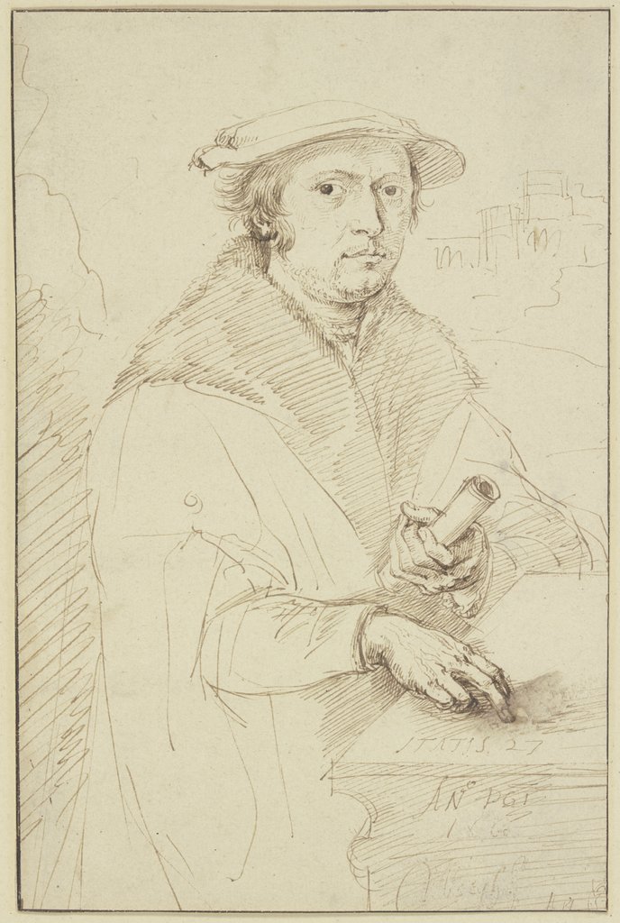 Porträt eines Stifters, Matthys van den Bergh, nach Jacob Cornelisz.