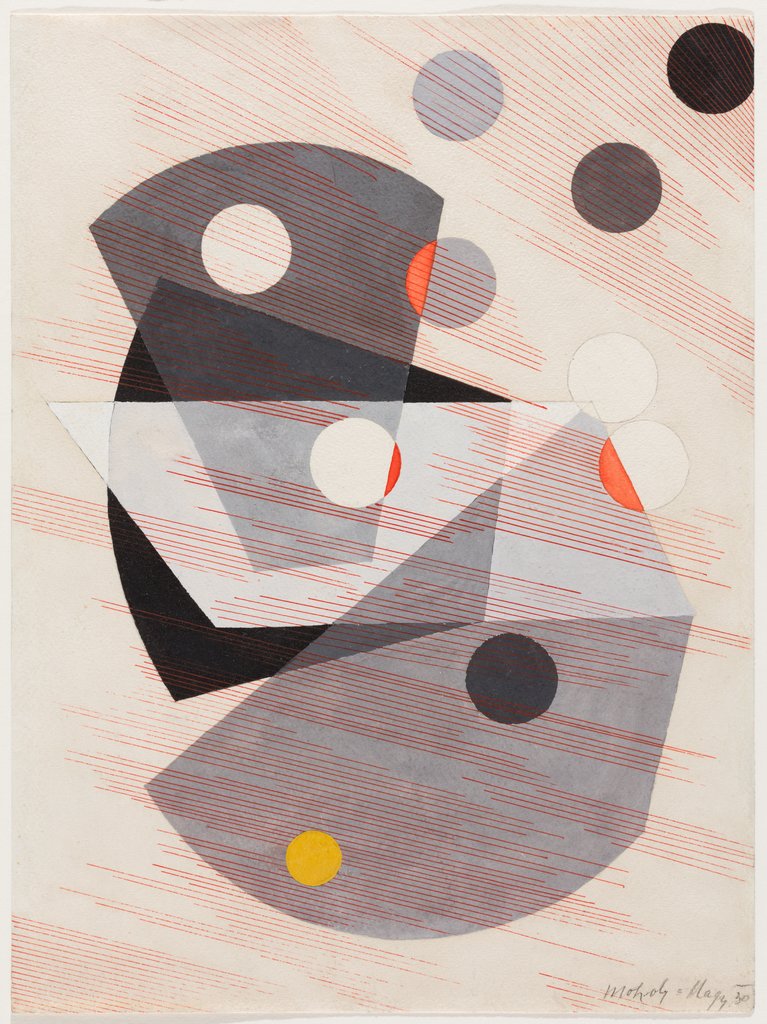 Grey Overlappings, László Moholy-Nagy