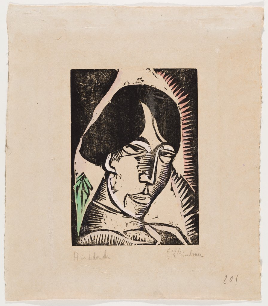 Head of Erna, Ernst Ludwig Kirchner