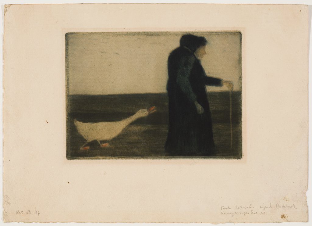 The Woman with the Goose, Paula Modersohn-Becker