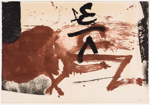 Antoni Tàpies in Print Antoni Tapies Fc Barcelona Original Lithograph – The Modern