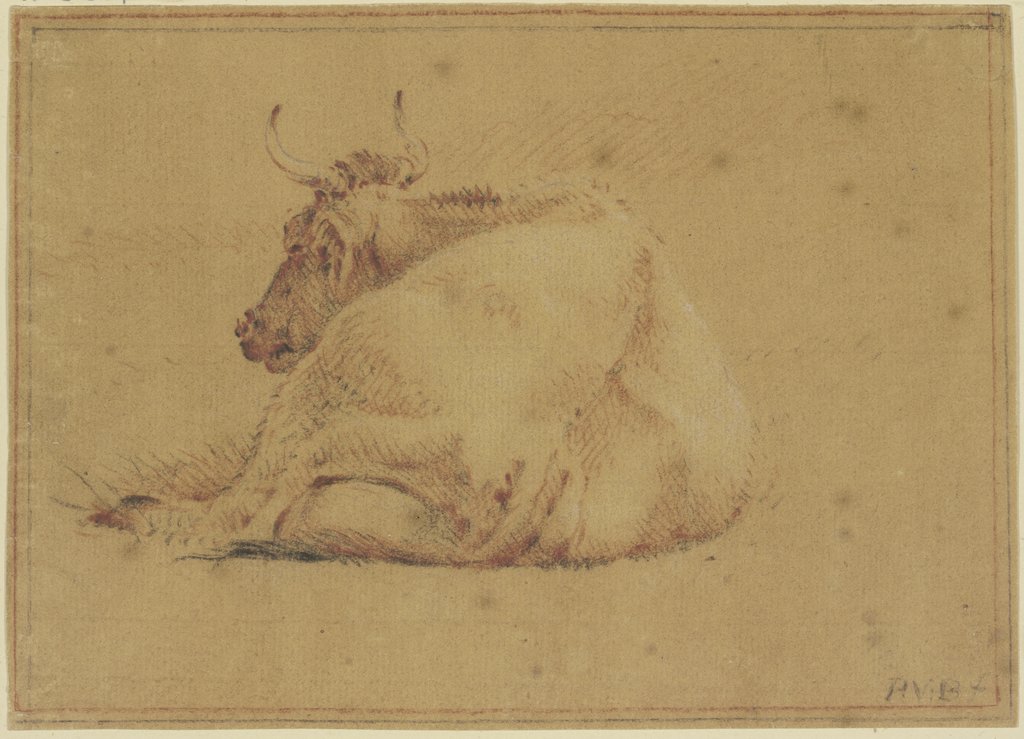 Liegende Kuh, Pieter van Bloemen