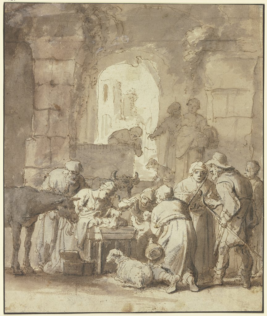 Adoration of the shepherds, Claes Cornelisz. Moeyaert