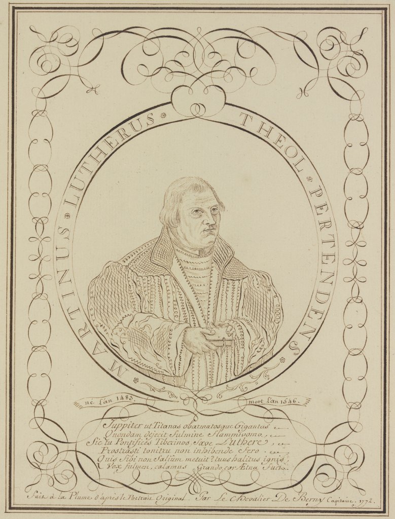 Bildnis Martin Luther, Pierre Jean Paul de Berny