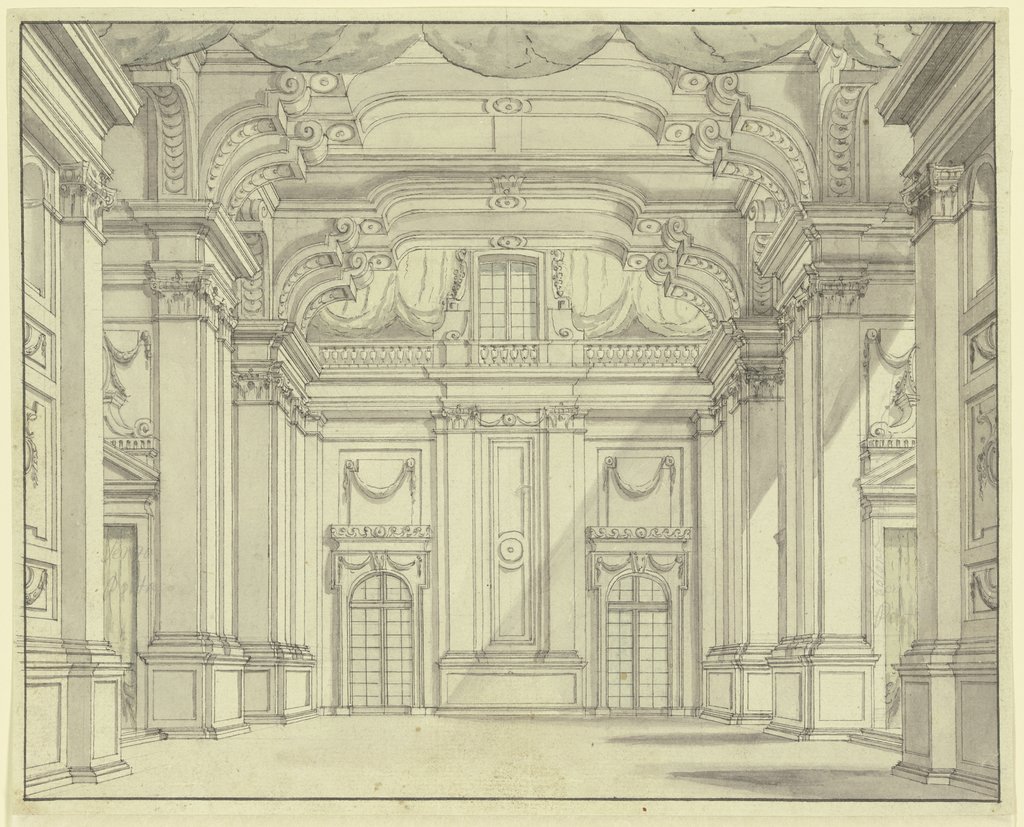 Rococo room, Ferdinando Bibièna