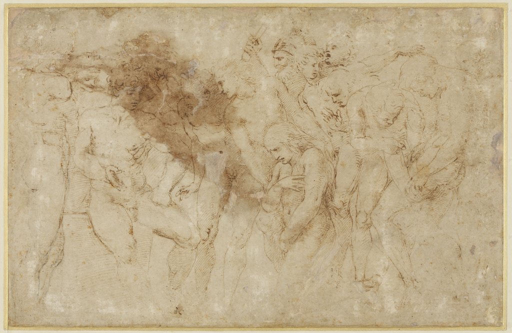 Timoklea vor Alexander dem Großen, Italian, 16th century, after Raphael