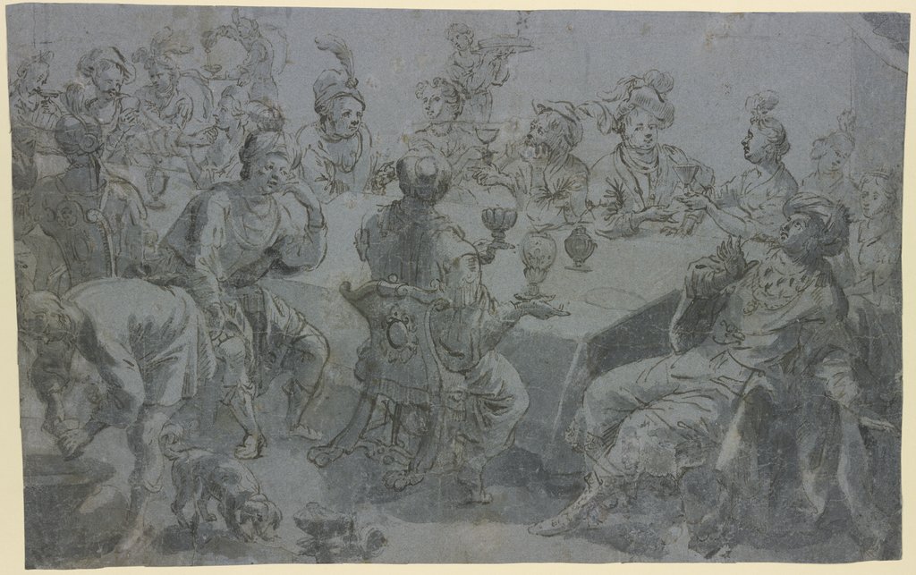 Banquet of Belshazzar, Leonaert Bramer