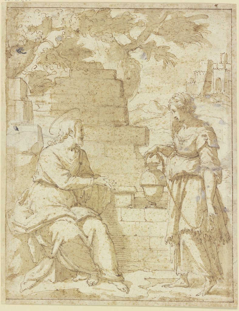 Christus und die Samariterin, Agnolo Bronzino;   ?