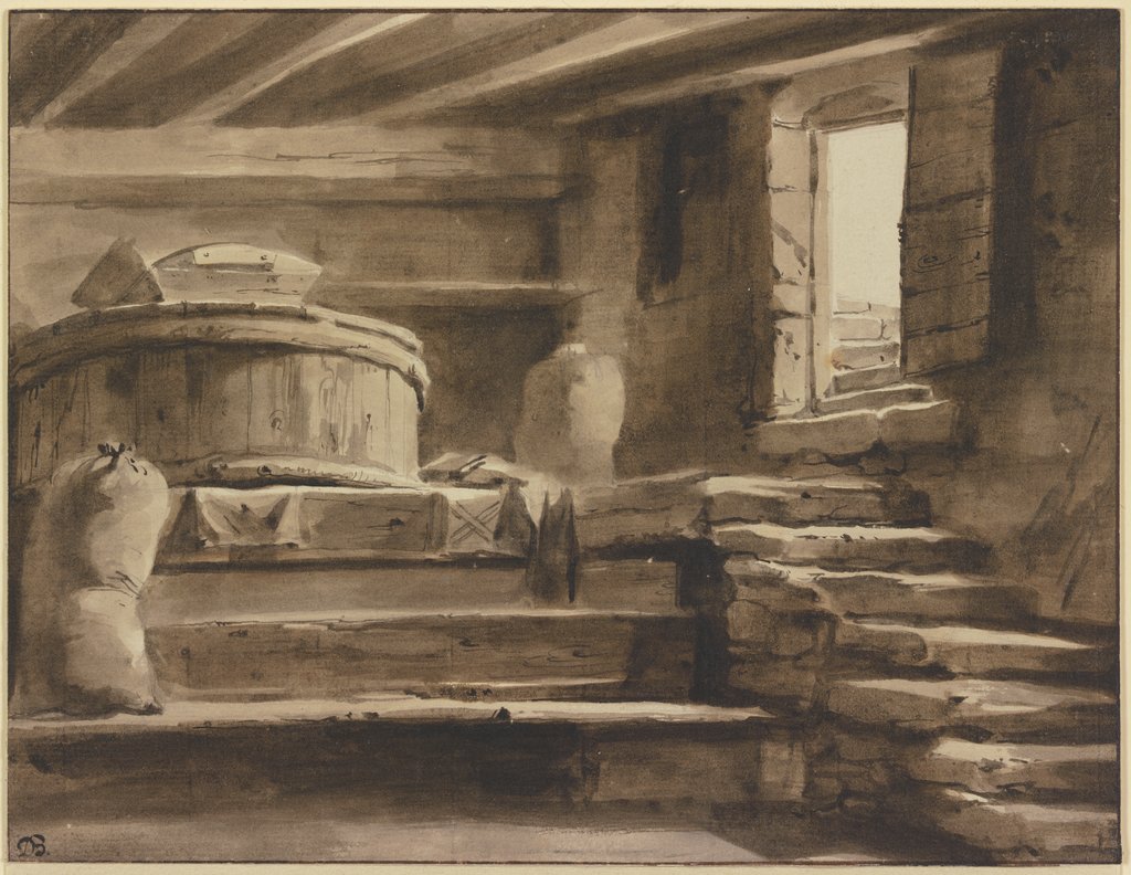 Interior of a Mill, Jean-Jacques de Boissieu