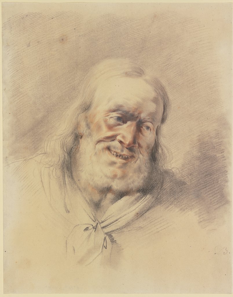 Head of a laughing old man, Jean-Jacques de Boissieu