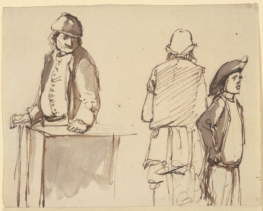 Three farmers, Jean-Jacques de Boissieu