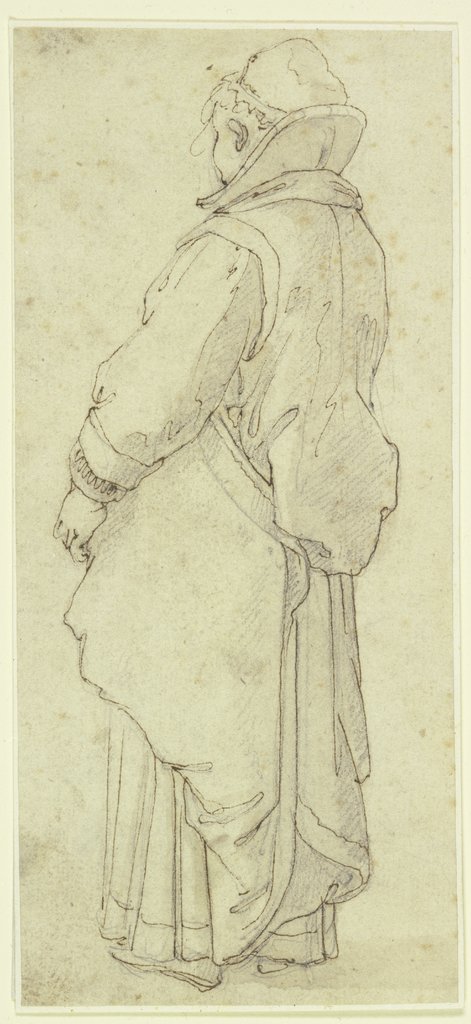 Old woman seen from behind, Jacques Callot;   ?