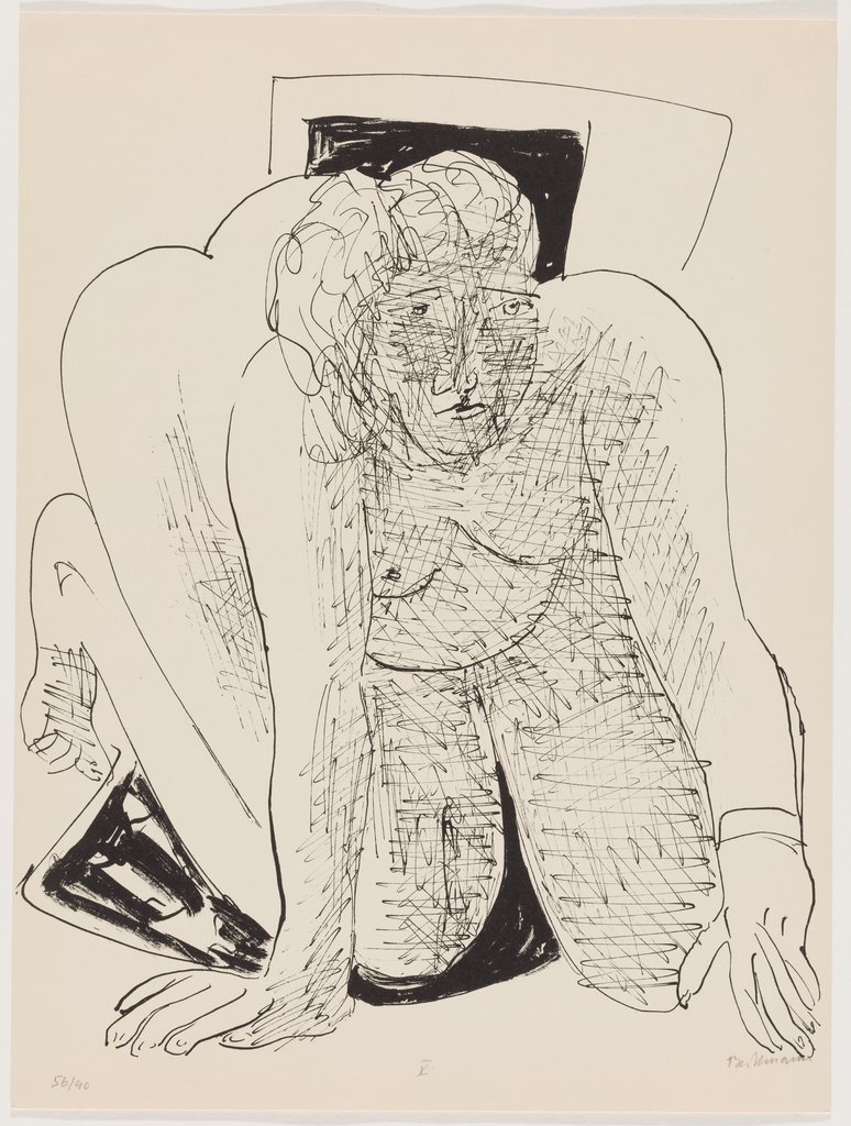 Crawling Woman, Max Beckmann