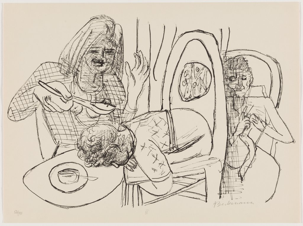 I don't want to eat my Soup, Max Beckmann