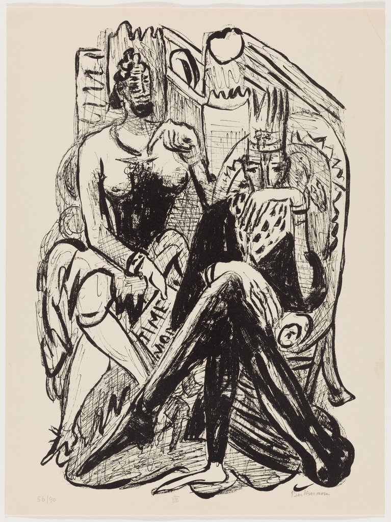 König und Demagoge, Max Beckmann