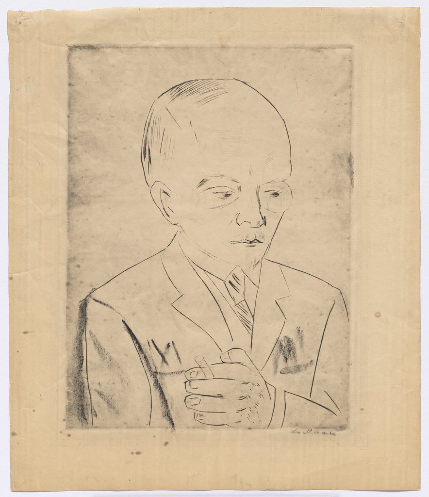 Bildnis Georg Swarzenski, Max Beckmann