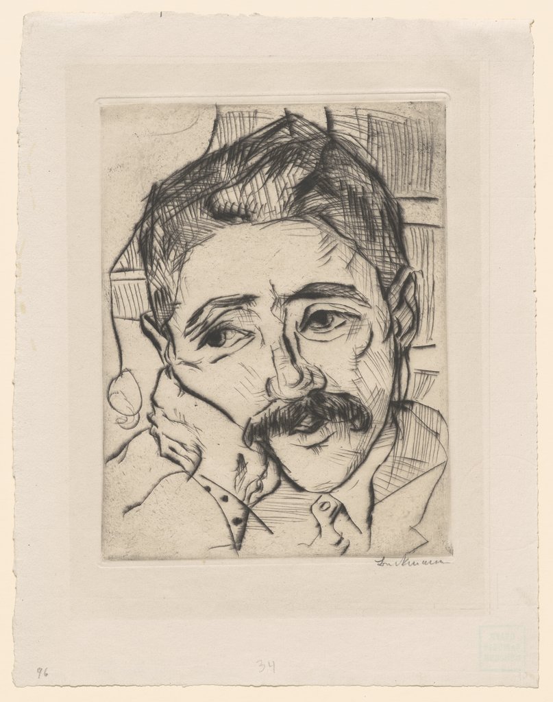 Portrait of Walter Carl, Max Beckmann