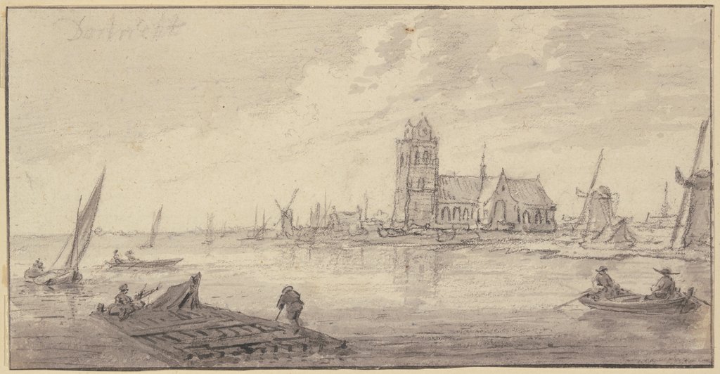 Rafters off Dordrecht, Aelbert Cuyp