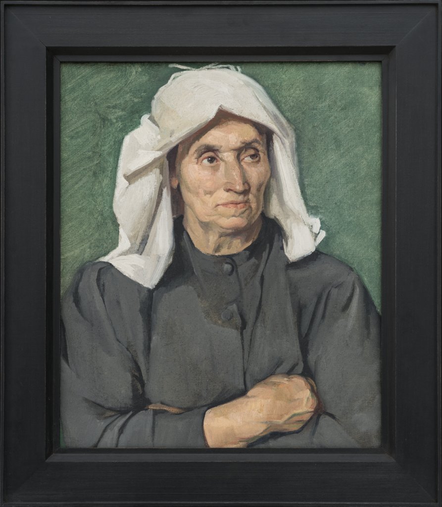 Die Bäuerin mit dem Kopftuch, Ottilie W. Roederstein