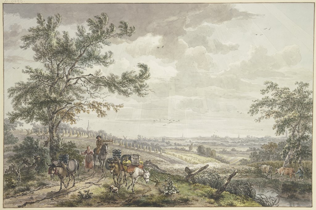 Landscape near Hilversum, Egbert van Drielst