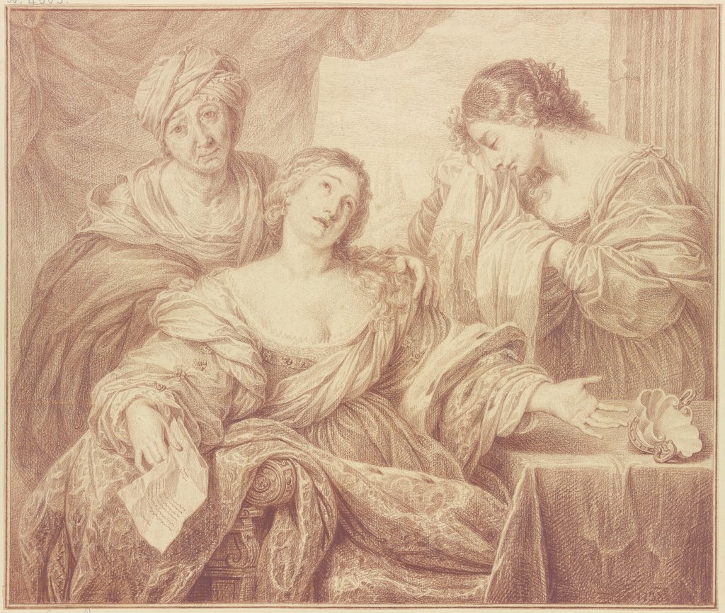 Dying Cleopatra, after Nicolas Régnier;  nach Stefania Girometti