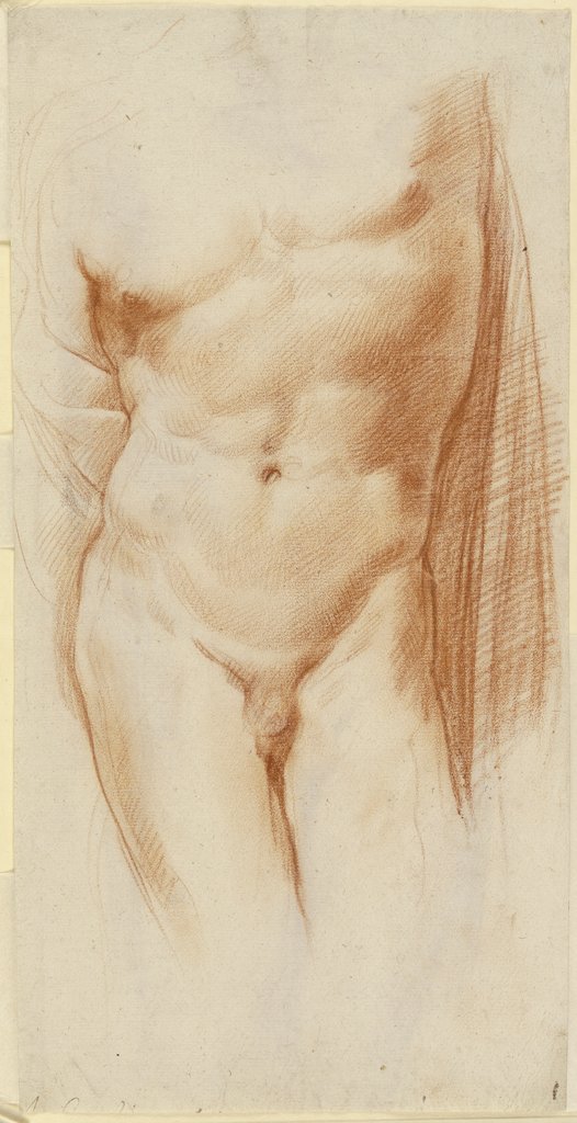 Nude of a boy, Annibale Carracci;   ?