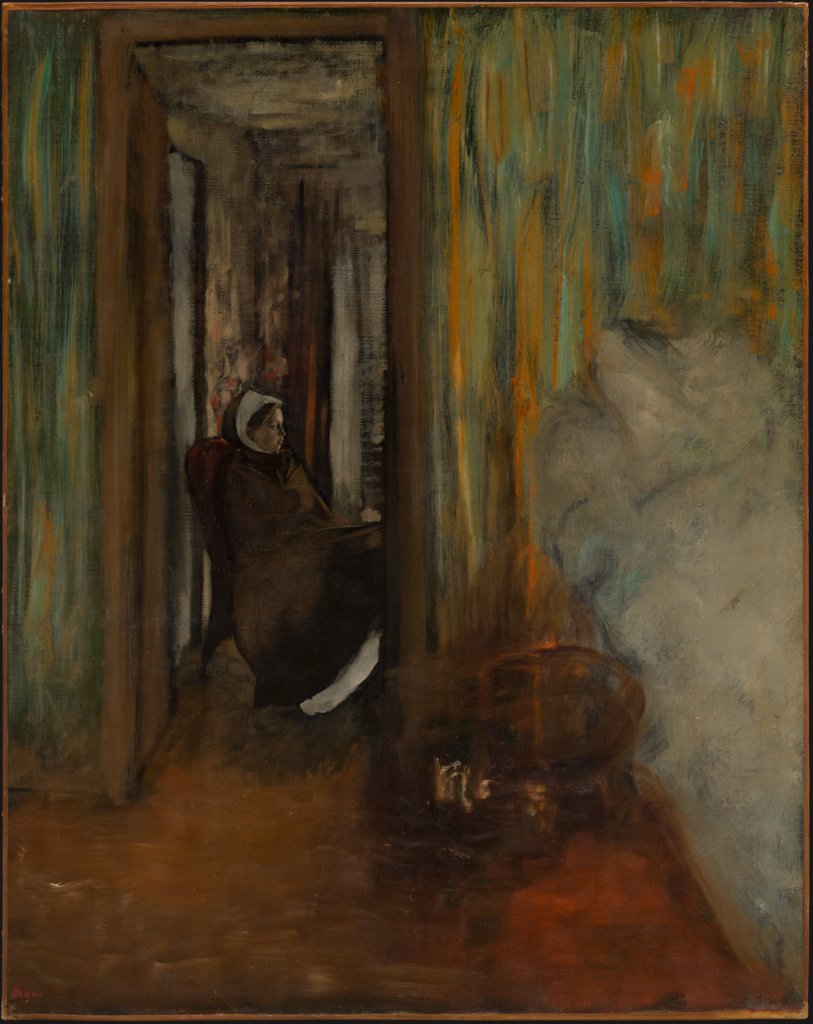 The Nurse, Edgar Degas