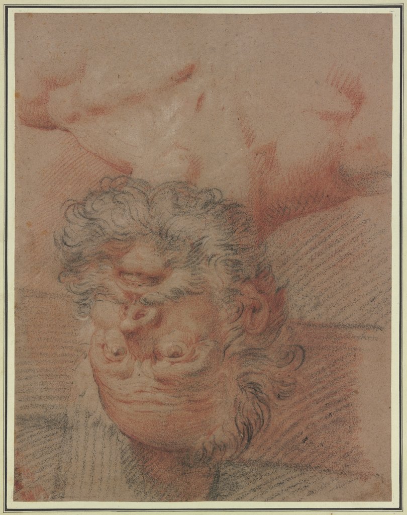 Kopf des Petrus aus Rubens' Kreuzigung Petri, Nicolas Guibal, after Peter Paul Rubens