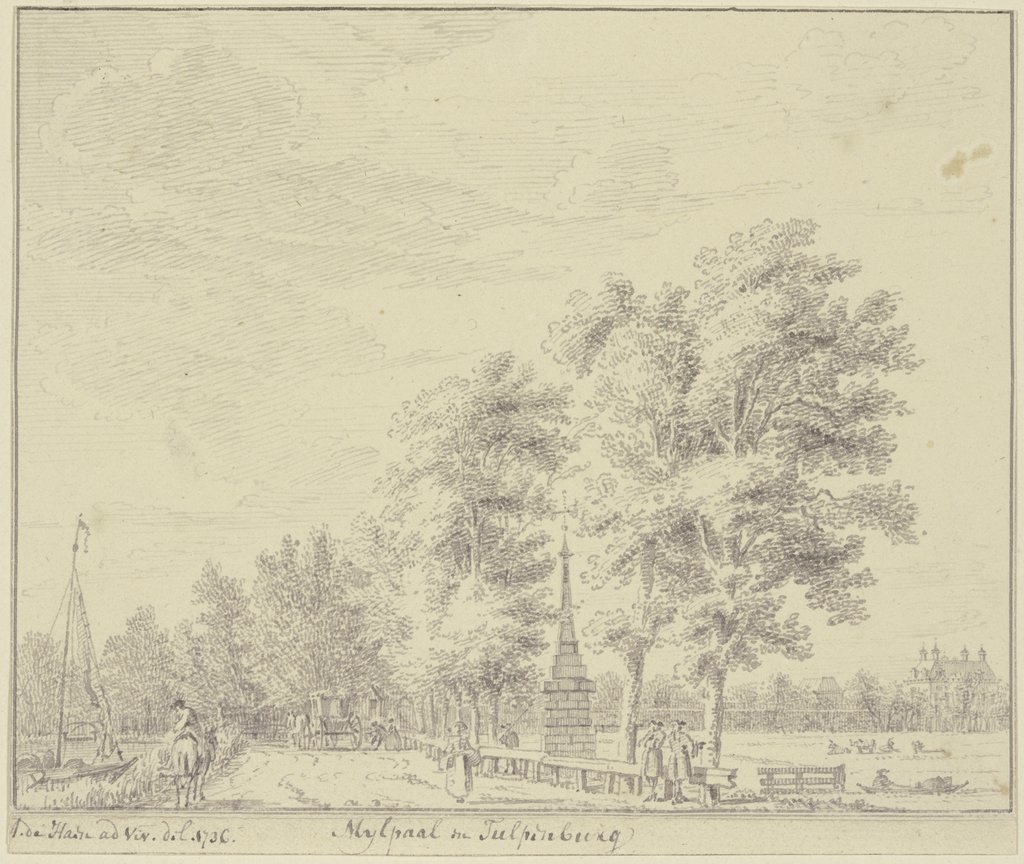 Mylpaal in Tulpinburg, Abraham de Haen d. J.