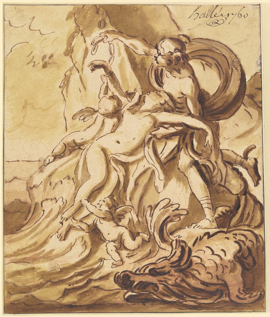Perseus frees Andromeda, Noël Hallé