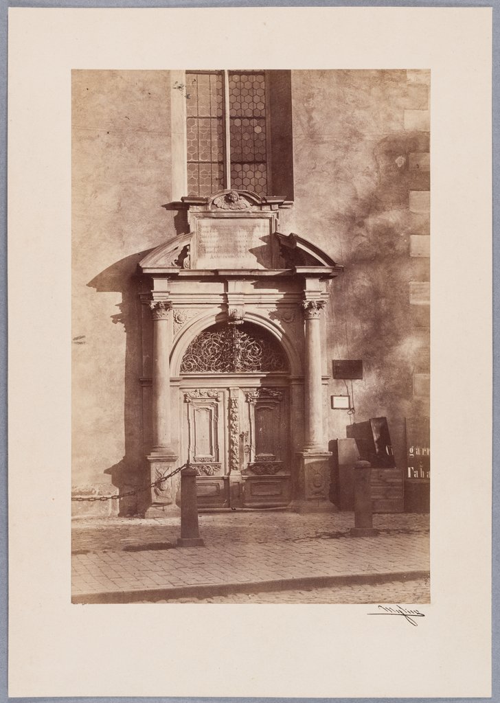 Frankfurt am Main: Church of St Catherine, western portal, Carl Friedrich Mylius