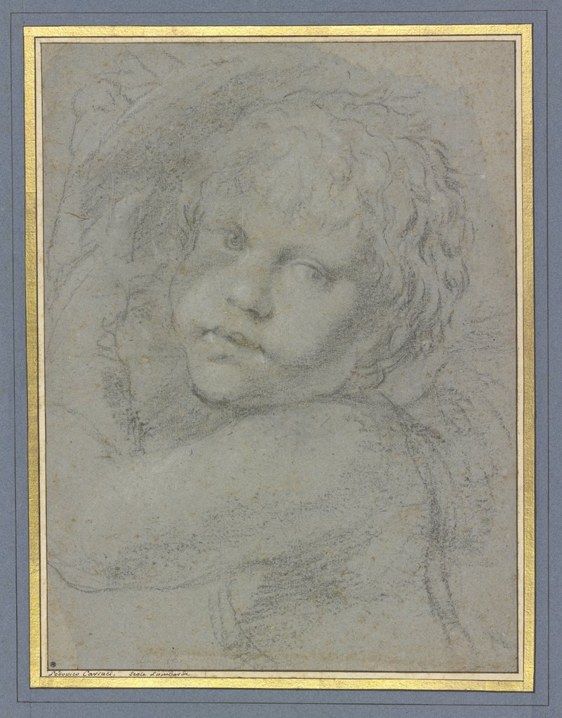 Brustbild eines Engels, Ludovico Carracci;   ?