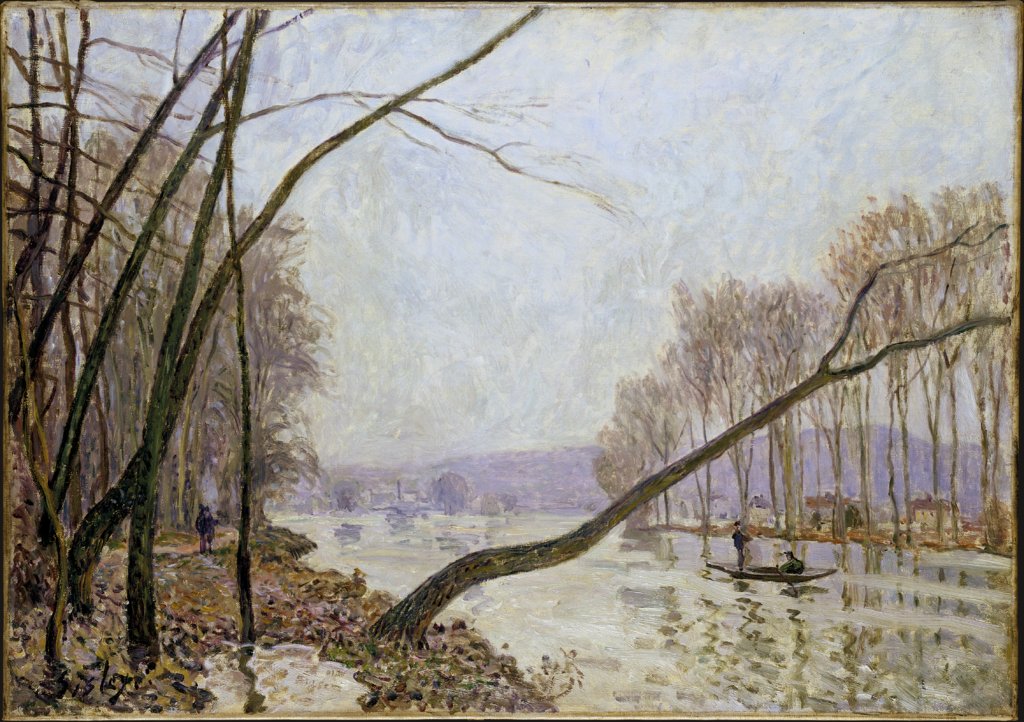 Seine-Ufer im Herbst, Alfred Sisley