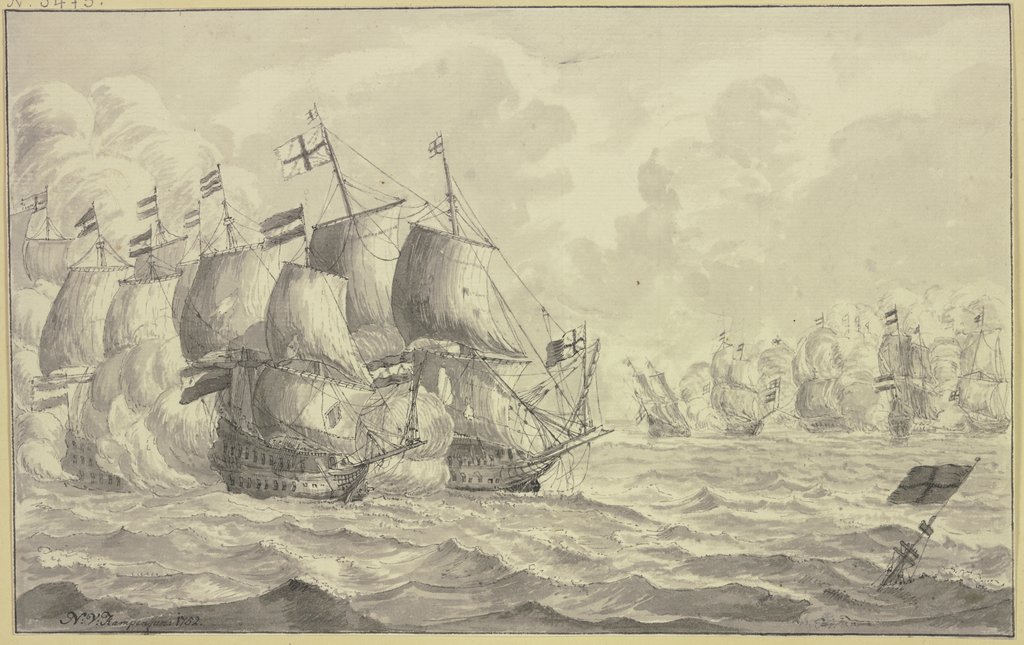 Sea battle, N. V. Kampen