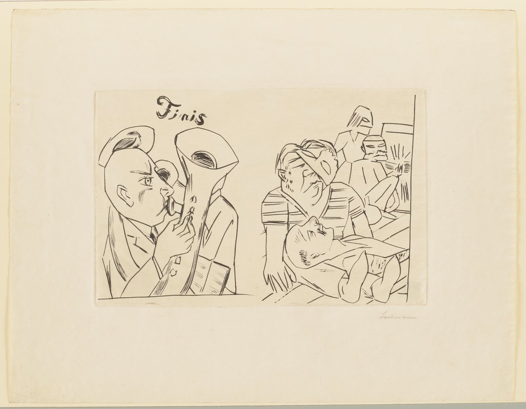 Ebbi: Illustrations for Act IV, Max Beckmann