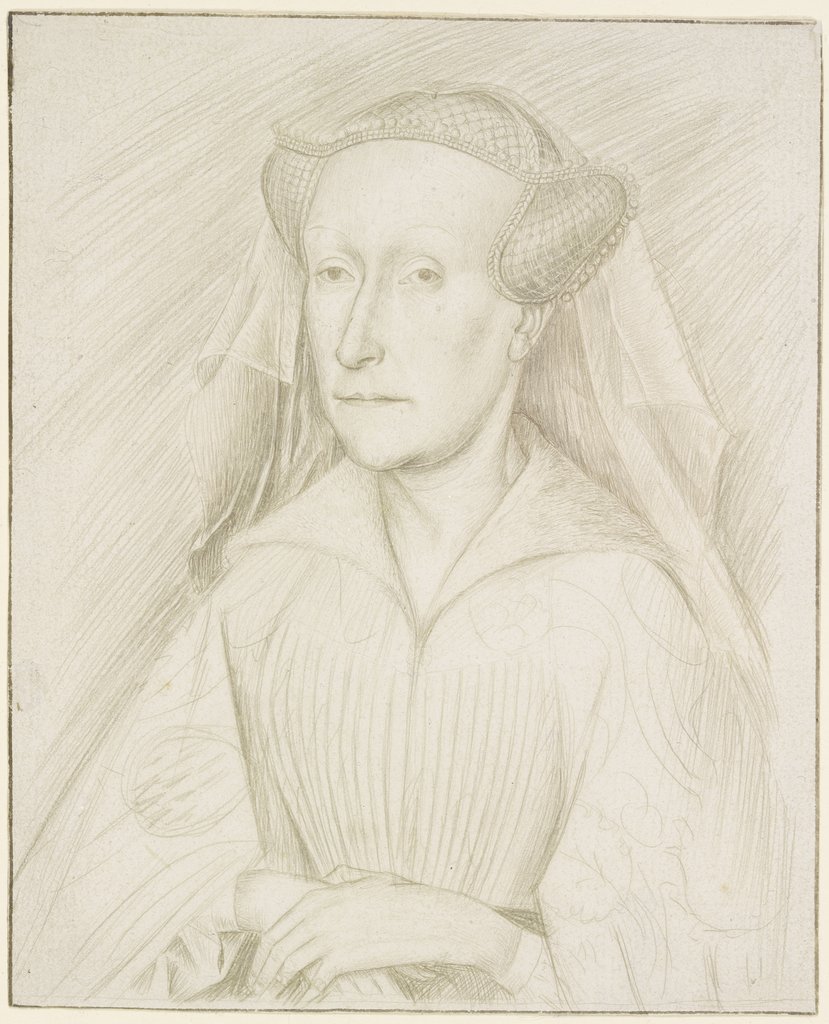 Porträt der Jakobäa von Bayern, Lambert van Eyck;  Nachahmer, Jan van Eyck;  Nachahmer