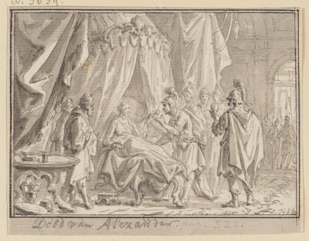 Alexander's death, Simon Fokke
