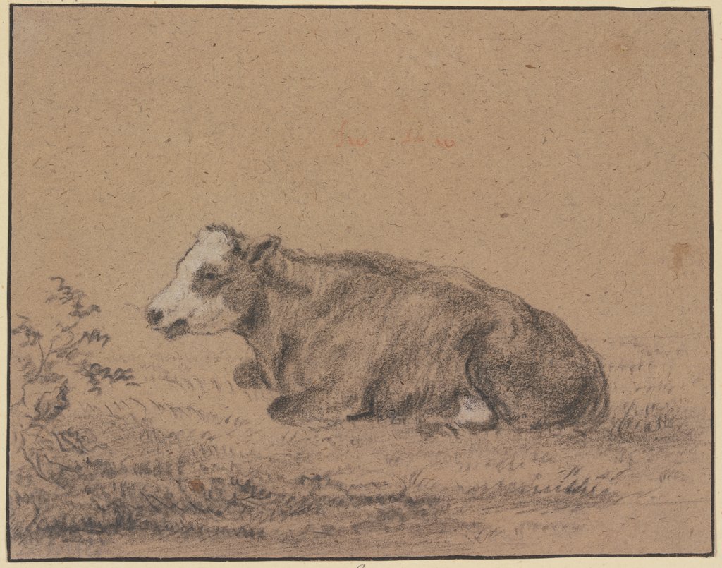 Lying cow to the left, Aelbert Cuyp