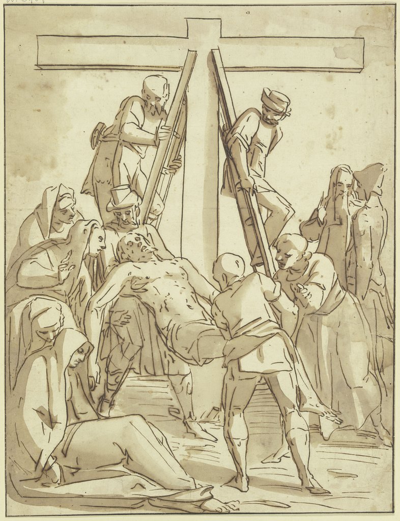 Deposition from the cross, Luca Cambiaso
