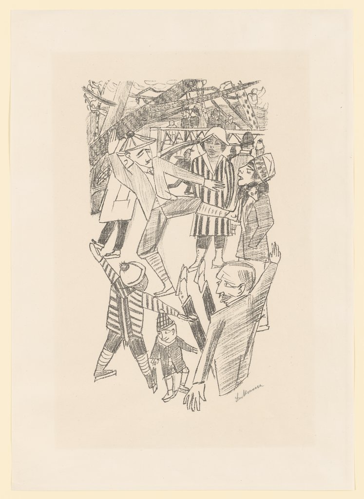 Eislauf, Max Beckmann