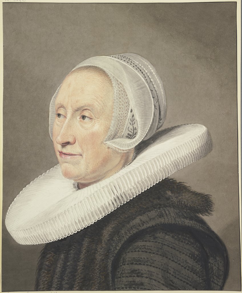 Porträt der Elisabeth van Teffelen, Cornelis van Noorde, after Jan Cornelisz. Verspronck
