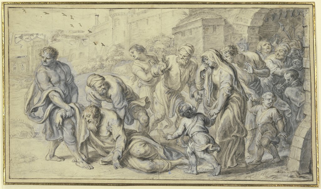 Die Rettung des Heiligen Paulus, Erasmus Quellinus the Younger, Abraham van Diepenbeeck