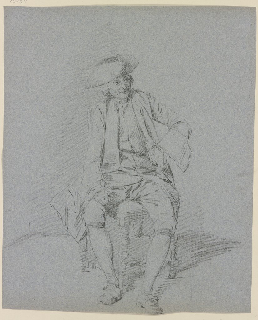 Sitzender Kavalier, Cornelis Troost