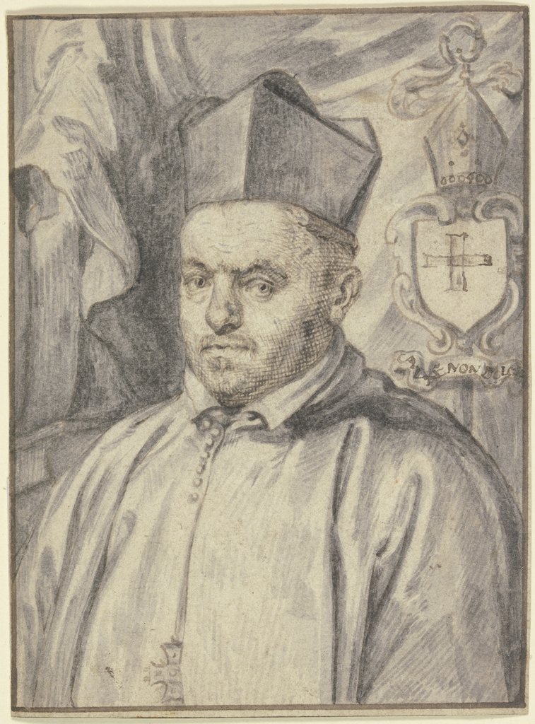 Half-length portrait of a clergyman, French, 17th century