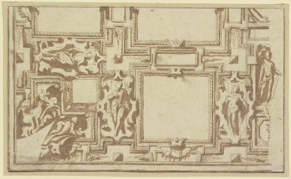 Ceiling design, Giovanni Battista Naldini