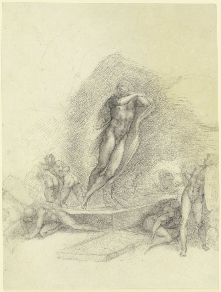 Die Auferstehung Christi, Italienisch, 16. Jahrhundert, nach Michelangelo Buonarroti