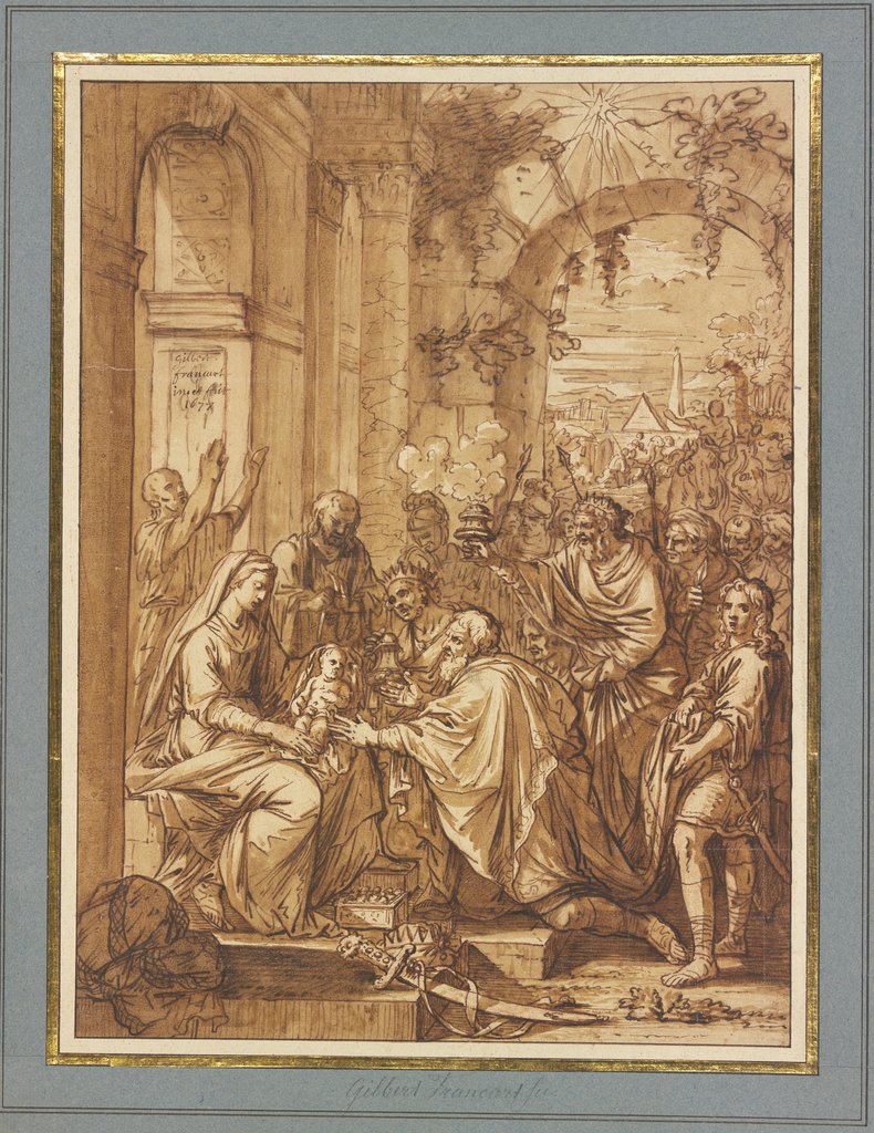 Adoration of the kings, Gilbert Francart