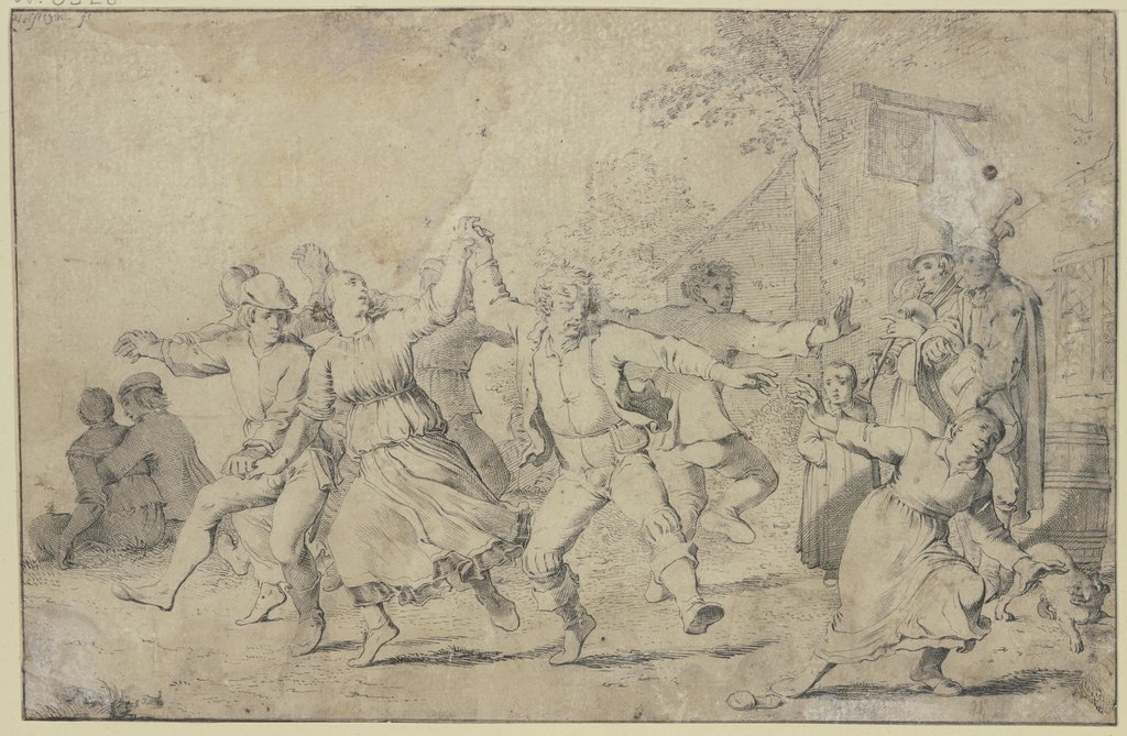 Tanzende Bauern, Pieter Holsteyn d. J.